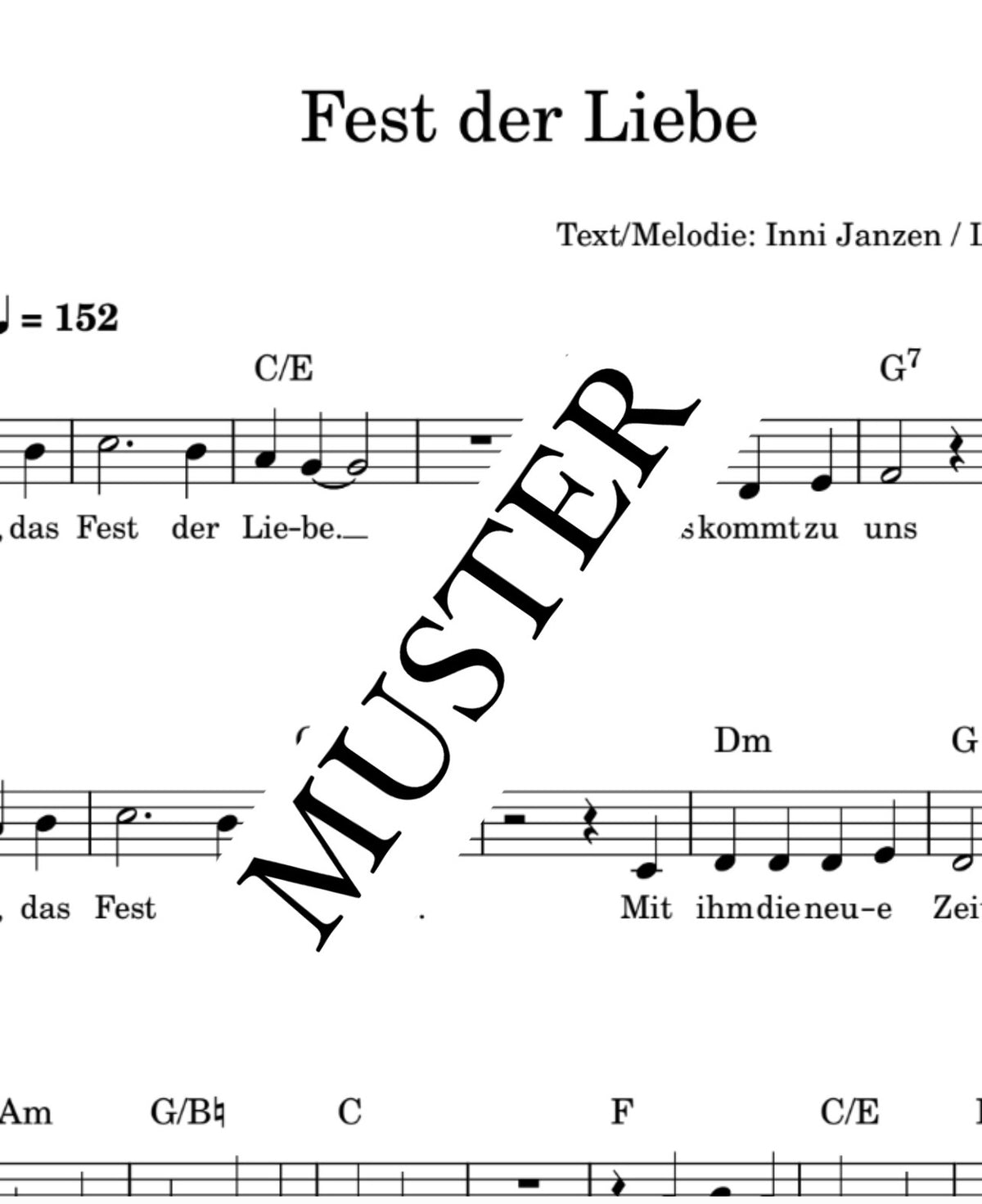 FEST DER LIEBE - PLAYBACK (mit Chor im Hintergrund)