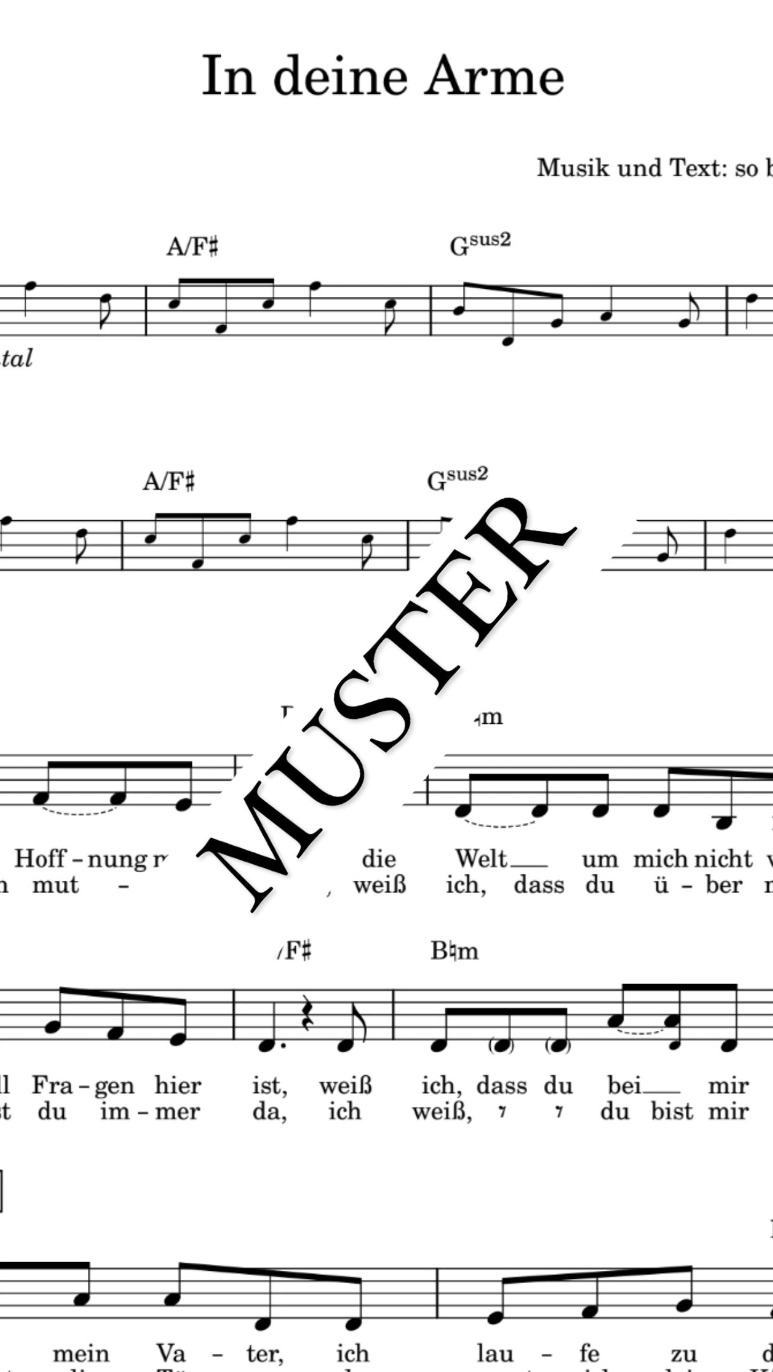IN DEINE ARME - PLAYBACK