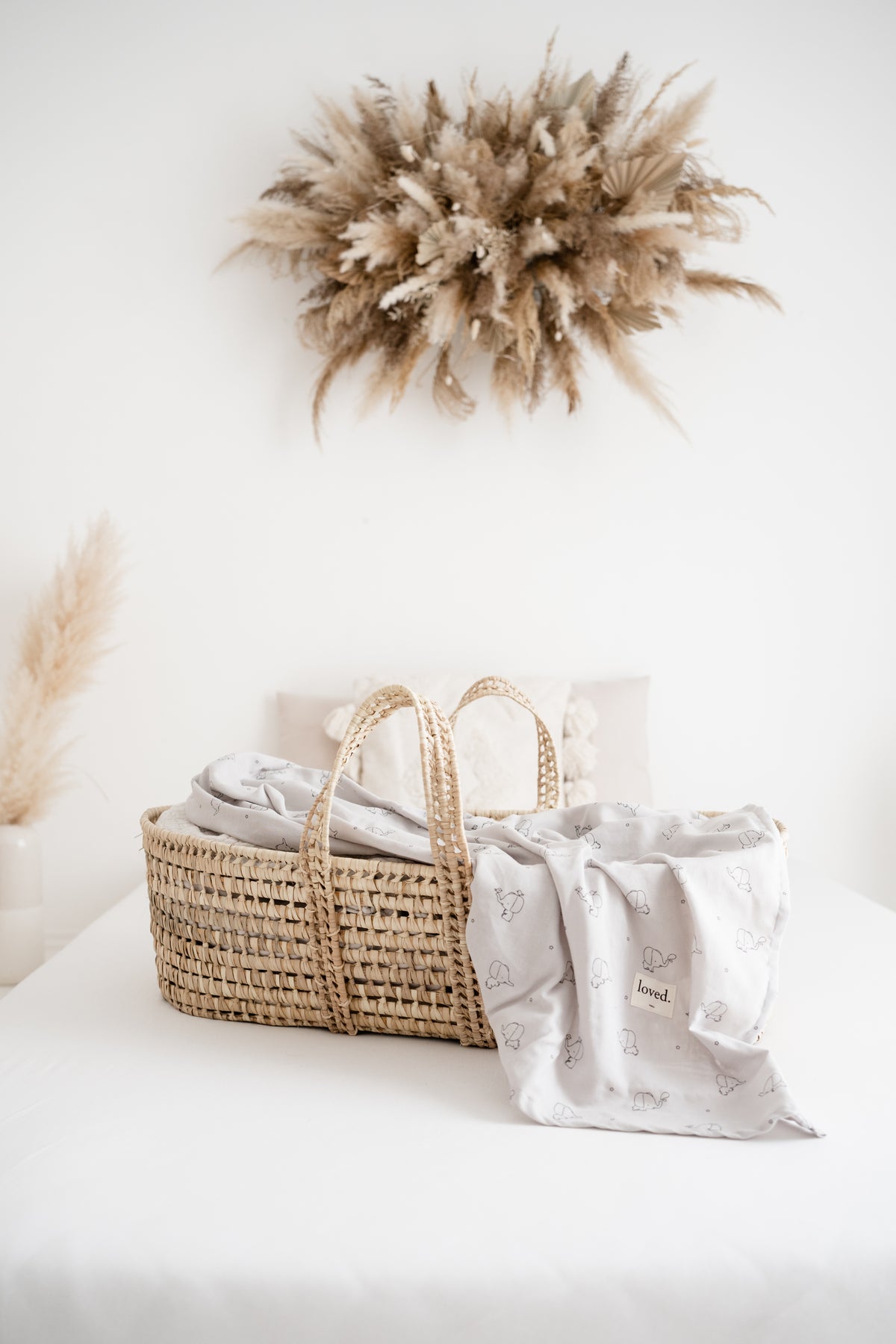 Babydecke Musselintuch, Stilltuch, Pucktuch 120x120cm Elefanten
